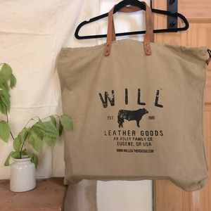 WILL Leather Goods Canvas Tote